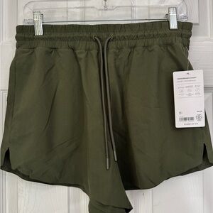 Olive Green Athleta Crossroads Women's Shorts